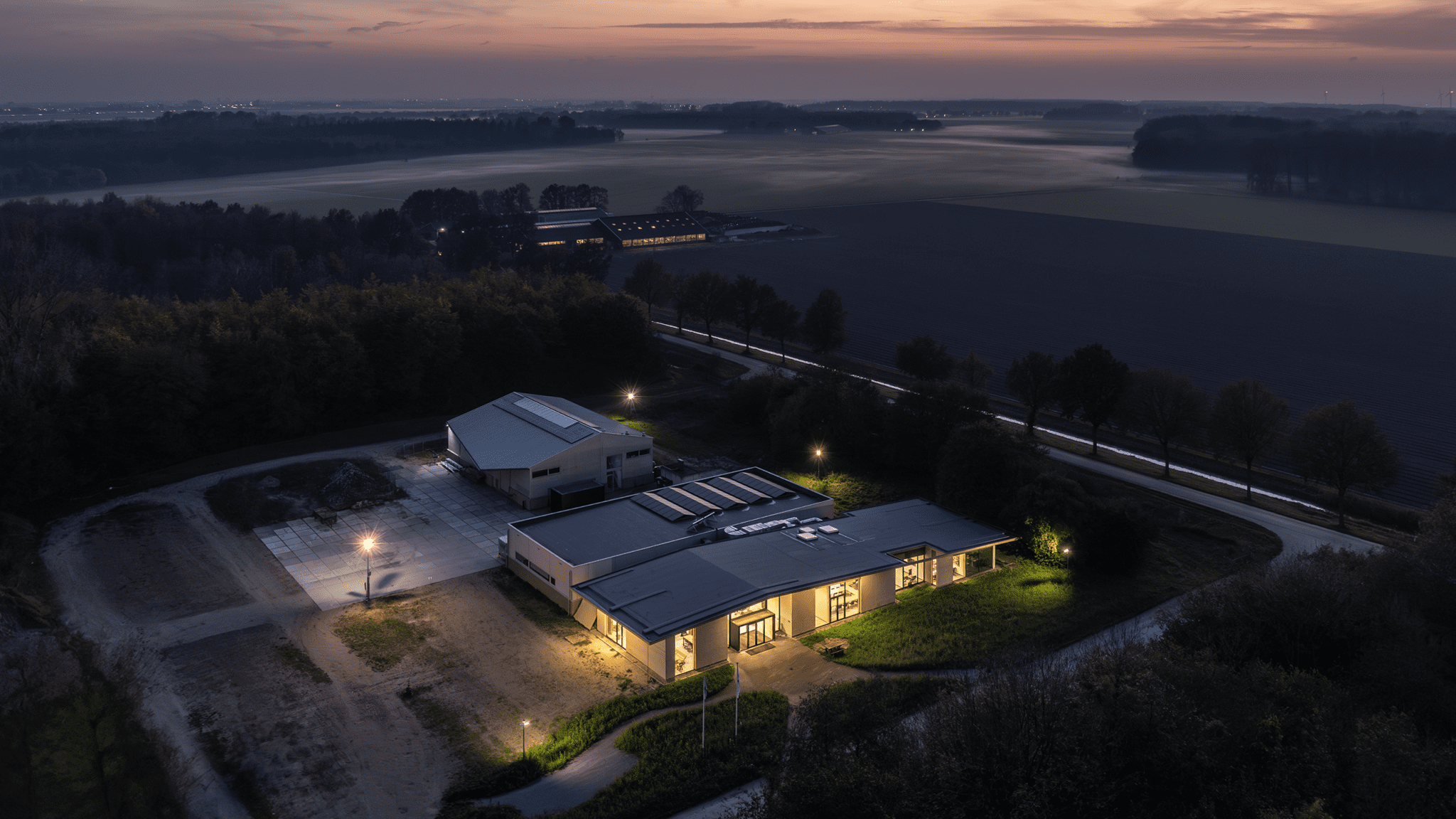 Aerial view Scouting Headquarters