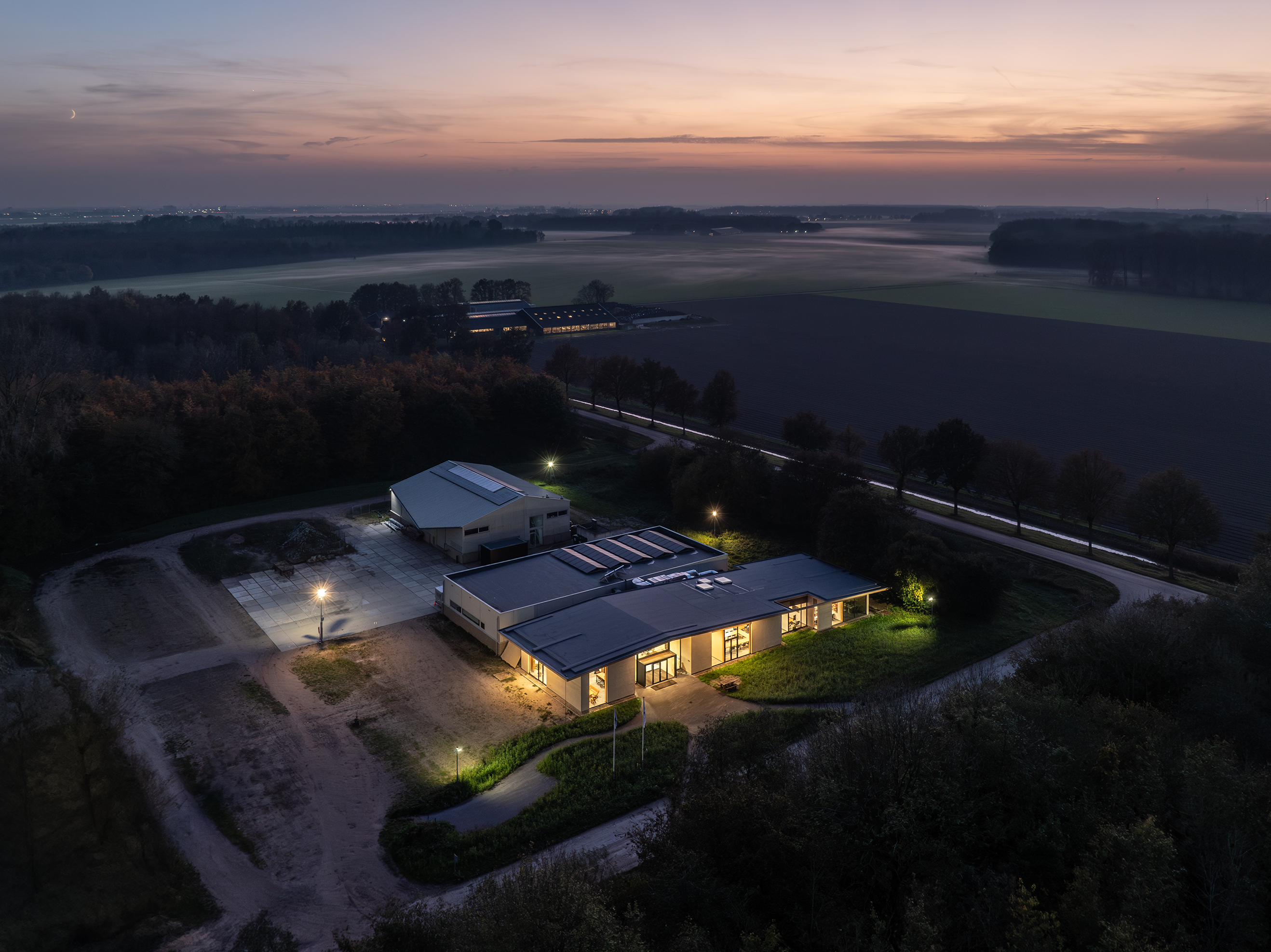 Aerial view Scouting Headquarters