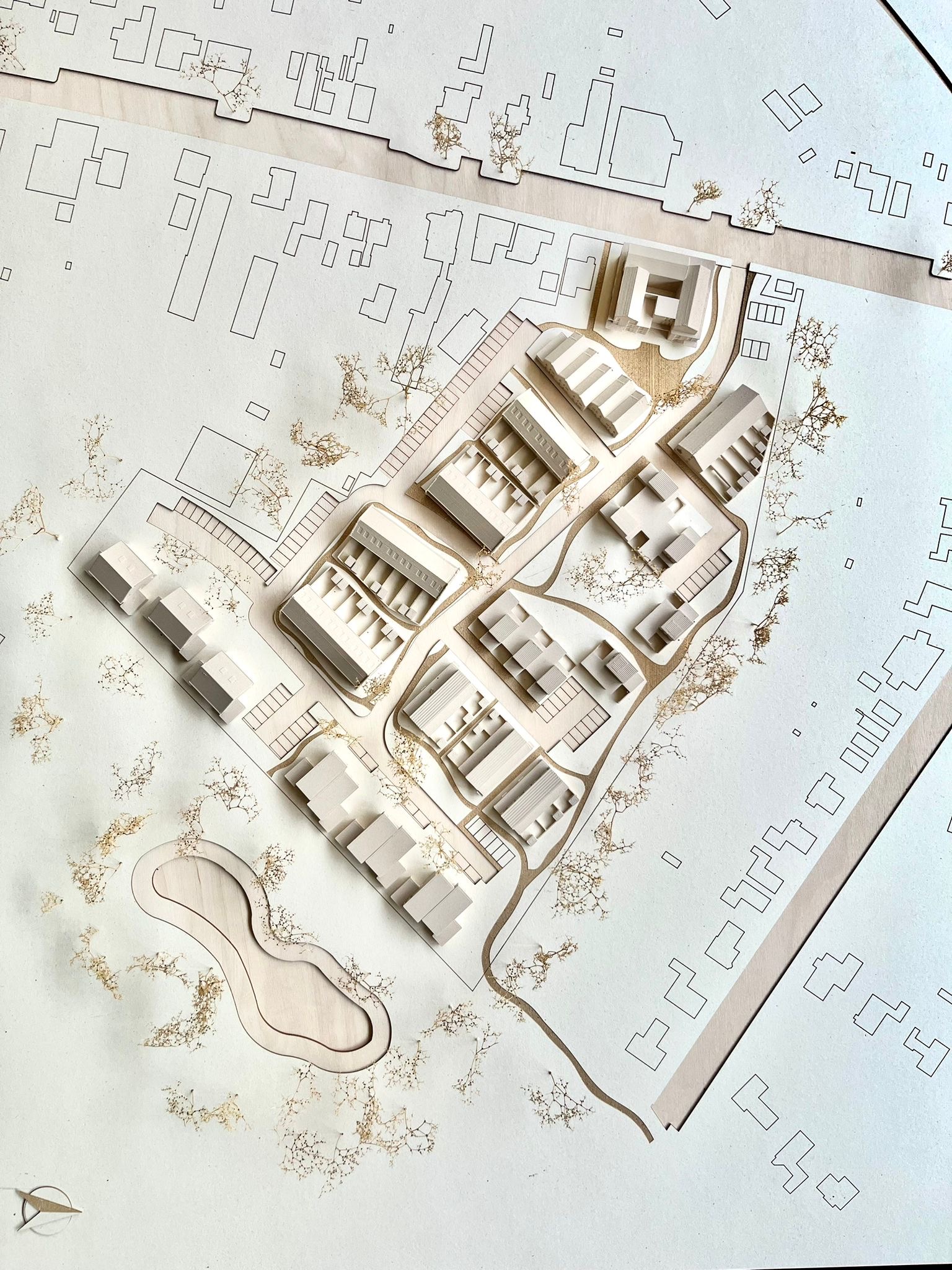 Stedenbouw IJsseldal Wesepe maquette MOST Architecture