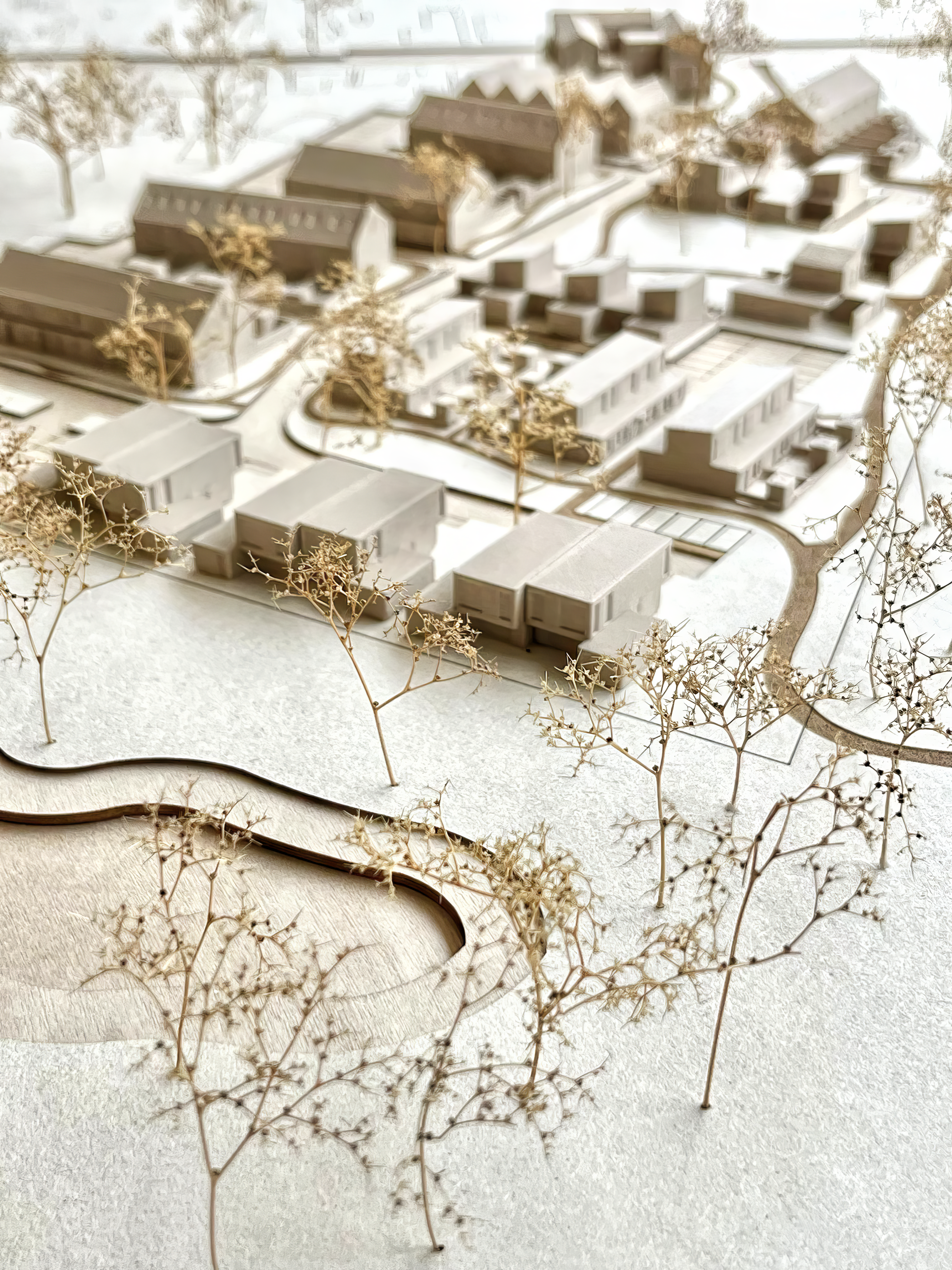 Maquette IJsseldal Wesepe MOST Architecture